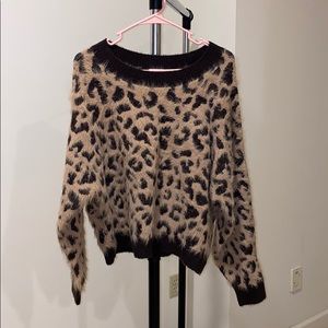Leopard print sweater